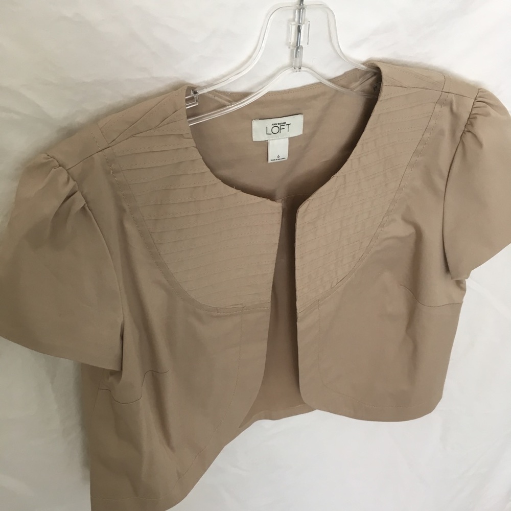 Ann Taylor Loft Lightweight Cropped Jacket